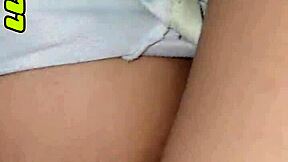 Beautiful girlfriend gives great blowjob and then have great intercourse with tight vagina