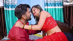Desi Bhabhi Enjoys Hardcore Anal Threesome at Home