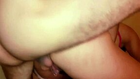 A young girl is brutally fucked in the ass and has a facial with a big cock