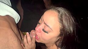 Skinny brunette gets pounded in hot Brazilian beach scene