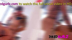 Small tattooed girls get fucked by big cocks