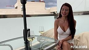Beautiful Colombian MILF gets her ass fucked hard