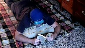 Italfetish's sensual domination with a fetish for strong foot odor