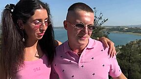 Bi threesome with a muscular bodybuilder and his girlfriend