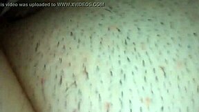 Amateur ex-girlfriend's solo action in front of her new friend