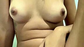 Beautiful bunny in costume, gives a great blow job and fingerers