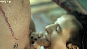 Nerd gets dominated and fucked by a big cock