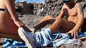 Yoya Grey's outdoor adventure turns into steamy outdoor sex