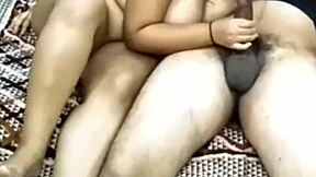Asian couple’s tender love making scene