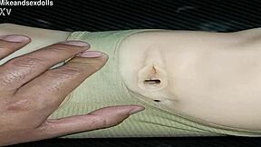 Beige panty wearing trailer candy gets fucked hard and gets a creampie