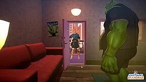 hey valerie, can you handle that massive orc cock in wild anal posing?