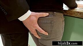 Busty Muslim teen seduces her stepmom's boyfriend with ease.