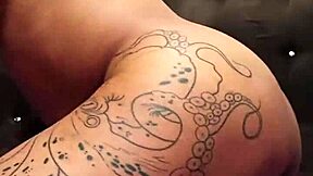 An emo prostitute with a big ass has a real orgasm with a creamy finish