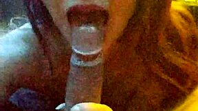 Hot amateur video of ball licking and cock worship