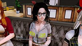Visual novel walkthrough of Harem Hotel 212
