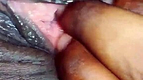 Finger stimulation makes her horny and she starts to masturbate