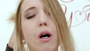 Married woman with small bosom, Anya Akulova, becomes a slut who likes cum