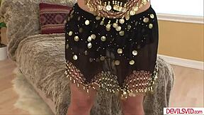 My girlfriend dressed as an Indian princess, we are about to have sex