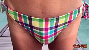 Secret schoolgirl's solo session ends with a messy orgasm
