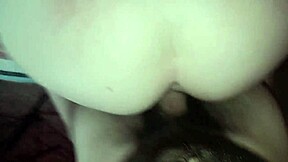 Young beauty gets monster cock in doggy style action