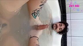 Big cock fucking in a homemade video of gay sex