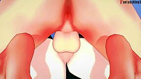 Animated beach sex with Gwen from Total Drama in a hentai format