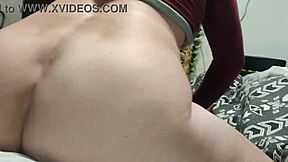 Married mother of one, big tits, big ass, anal sex in reverse cowgirl position