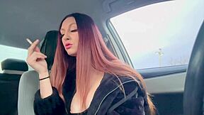Steamy Italian MILF Artemisia's car adventure of desire