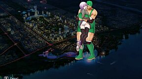 Pretty anime girls having sex with men in this hentai game