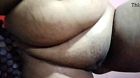 Hot black housewife gets her armpit and ass licked
