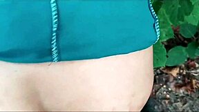 Hot wife gets kinky with father in law in outdoor sex scene