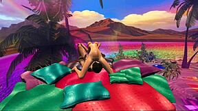 A couple’s secret fantasy of voyeurism in a steamy bubble of pleasure