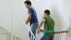 Stepmoms exchange and satisfy their stepsons’ desires in a group session