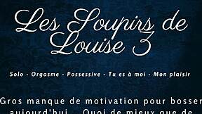 The moans of Louise 3 - French audio porn solo female