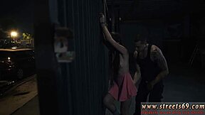 Bondage and discipline with blonde teen on webcam
