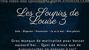 The moans of Louise 3 - French audio porn solo female