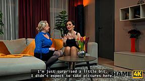 shame4k reveals old pornstar's dirty secret with friend in stockings