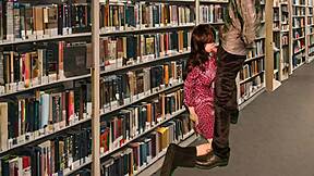 Look at Rika, the cute doll, getting pounded by a sexy male librarian!