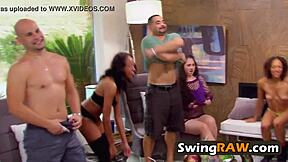 Hot Swinger couple ready for some action