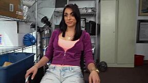 A young woman gets more than she bargained for in a job interview