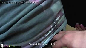 Young girl goes shopping and gets intimate in public with her peers
