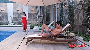 Elizabeth Marquez, the curvaceous MILF seduces her boss for a hot and fast experience