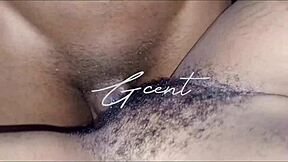 Intimacy and passion in hairy sex with close-ups