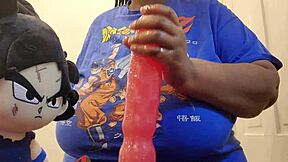 Beautiful BBW enjoys big black cock in this porn video