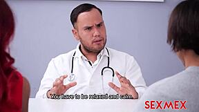 Hot Latina beauty gets a quick doctor's visit