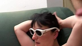 Amateur European couple has hot lesbian sex