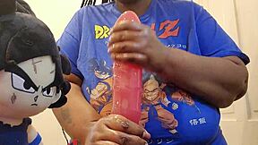 Beautiful BBW enjoys big black cock in this porn video