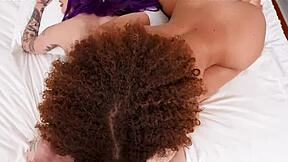 Val and Willow's fun with a lucky white dude