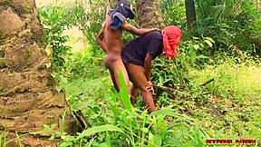 Big dick amateur gets deepthroat and bush hardcore with ebony girlfriend