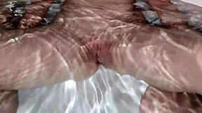 Redhead gets blowjob and handjob with cum in the video